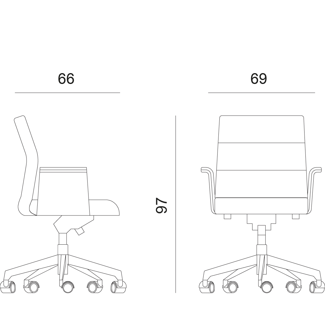 disegno tecnico seduta star