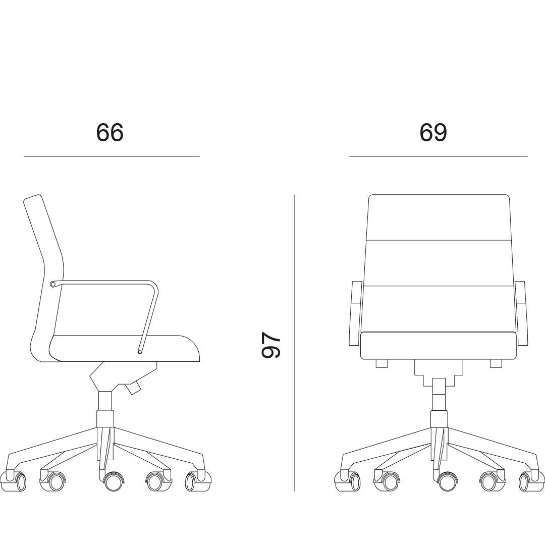 disegno tecnico seduta star