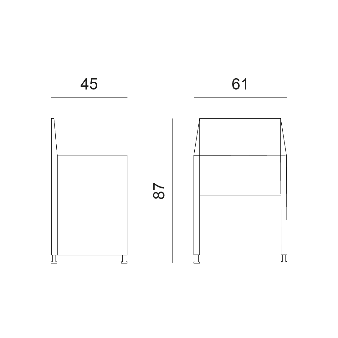 disegno poltrona attesa ufficio