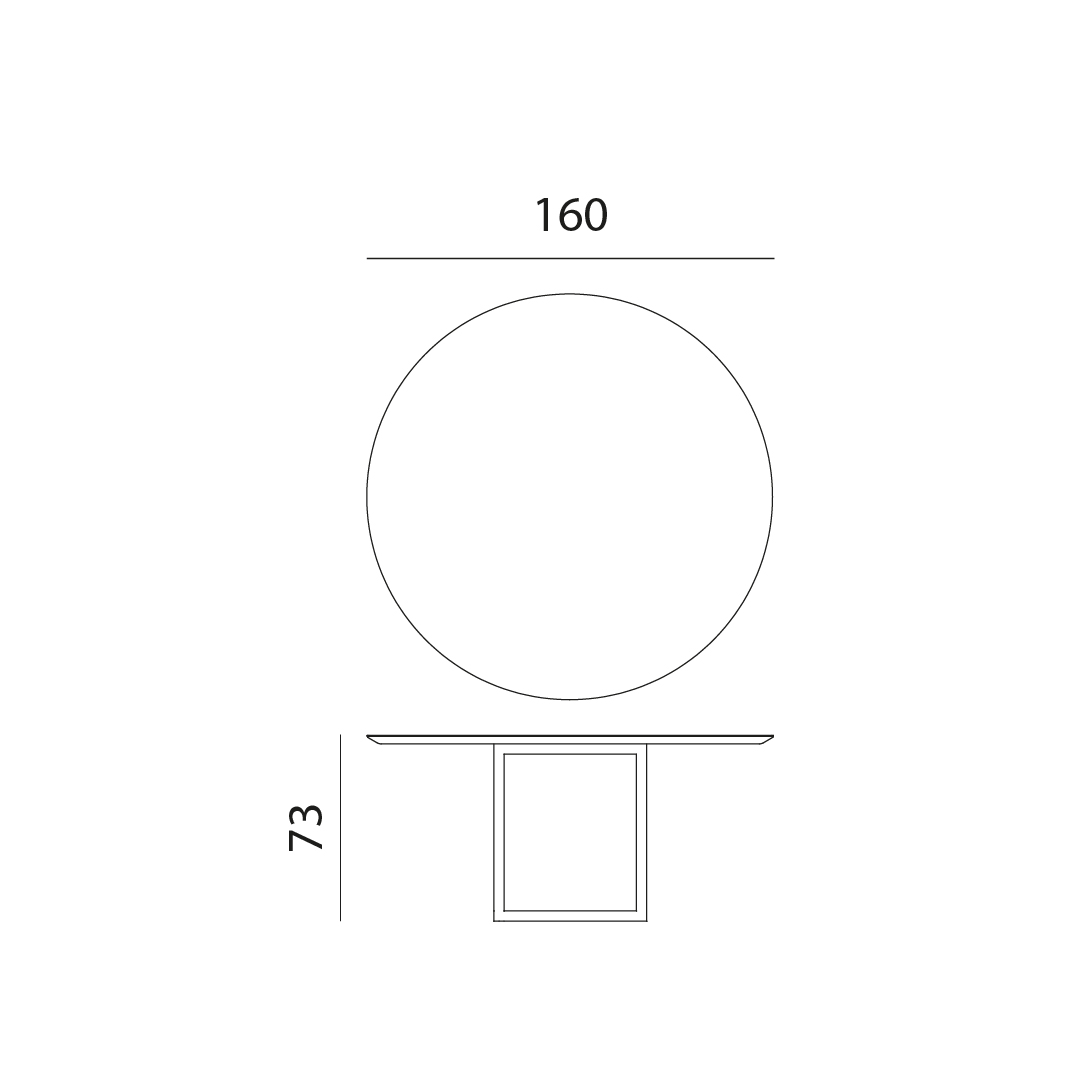 disegno tecnico tavolo sebastian